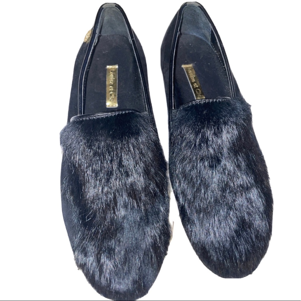 Suede & Rabbit Fur Sneakers Sz 6